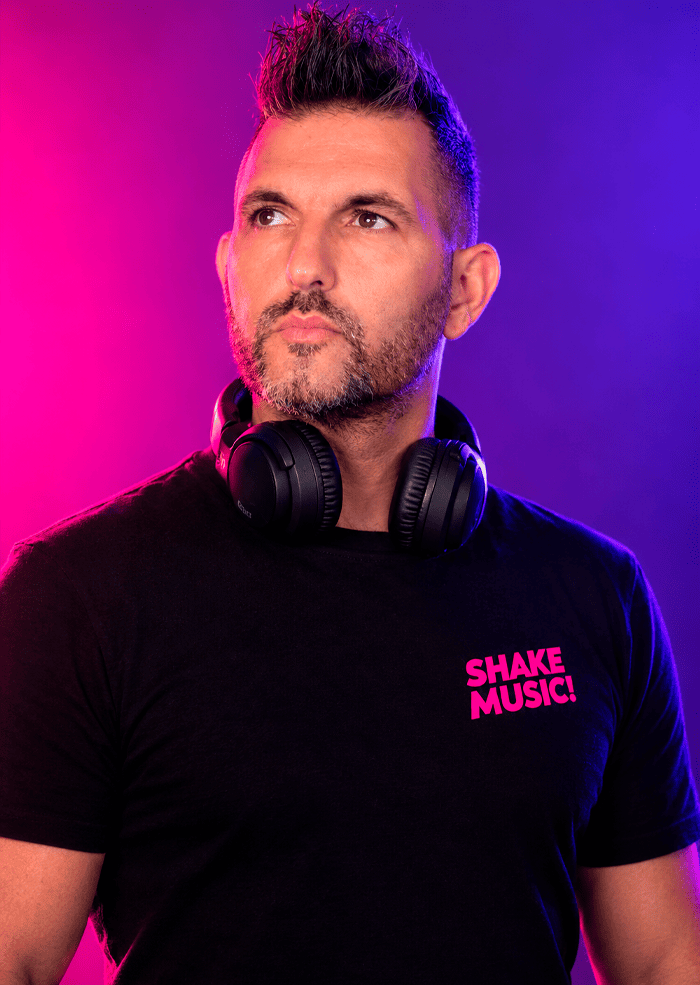Retrato de referencia para dj y animación